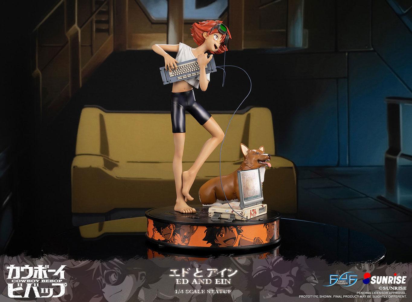 F4FCBEAEST Cowboy Bebop - Ed & Ein Statue - First 4 Figures - Titan Pop Culture