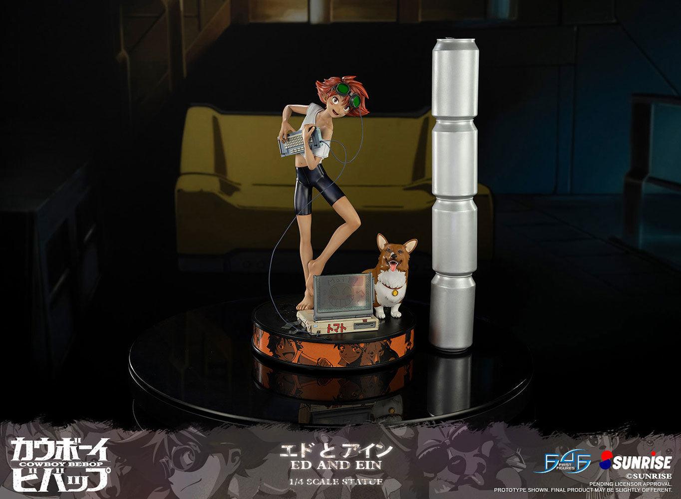F4FCBEAEST Cowboy Bebop - Ed & Ein Statue - First 4 Figures - Titan Pop Culture