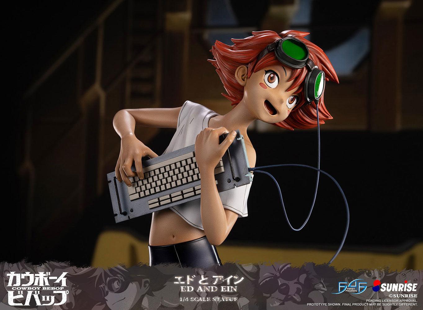 F4FCBEAEST Cowboy Bebop - Ed & Ein Statue - First 4 Figures - Titan Pop Culture