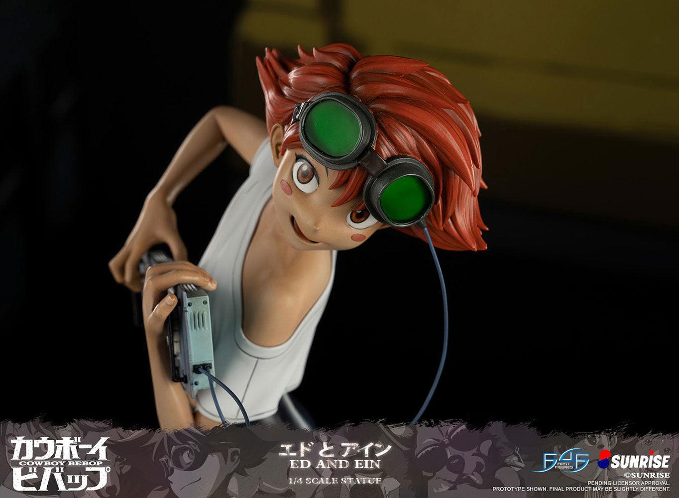 F4FCBEAEST Cowboy Bebop - Ed & Ein Statue - First 4 Figures - Titan Pop Culture