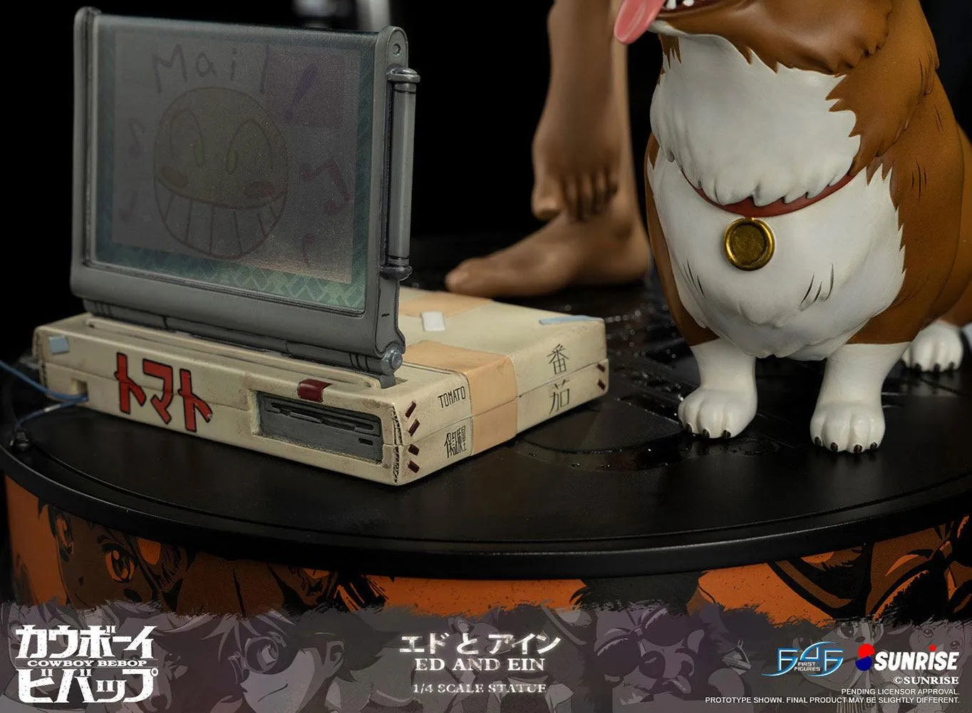 F4FCBEAEST Cowboy Bebop - Ed & Ein Statue - First 4 Figures - Titan Pop Culture