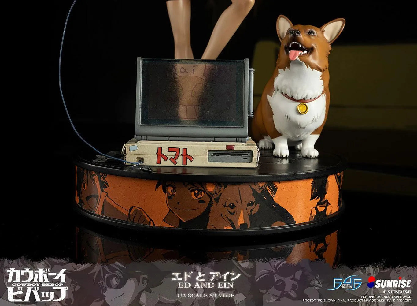 F4FCBEAEST Cowboy Bebop - Ed & Ein Statue - First 4 Figures - Titan Pop Culture