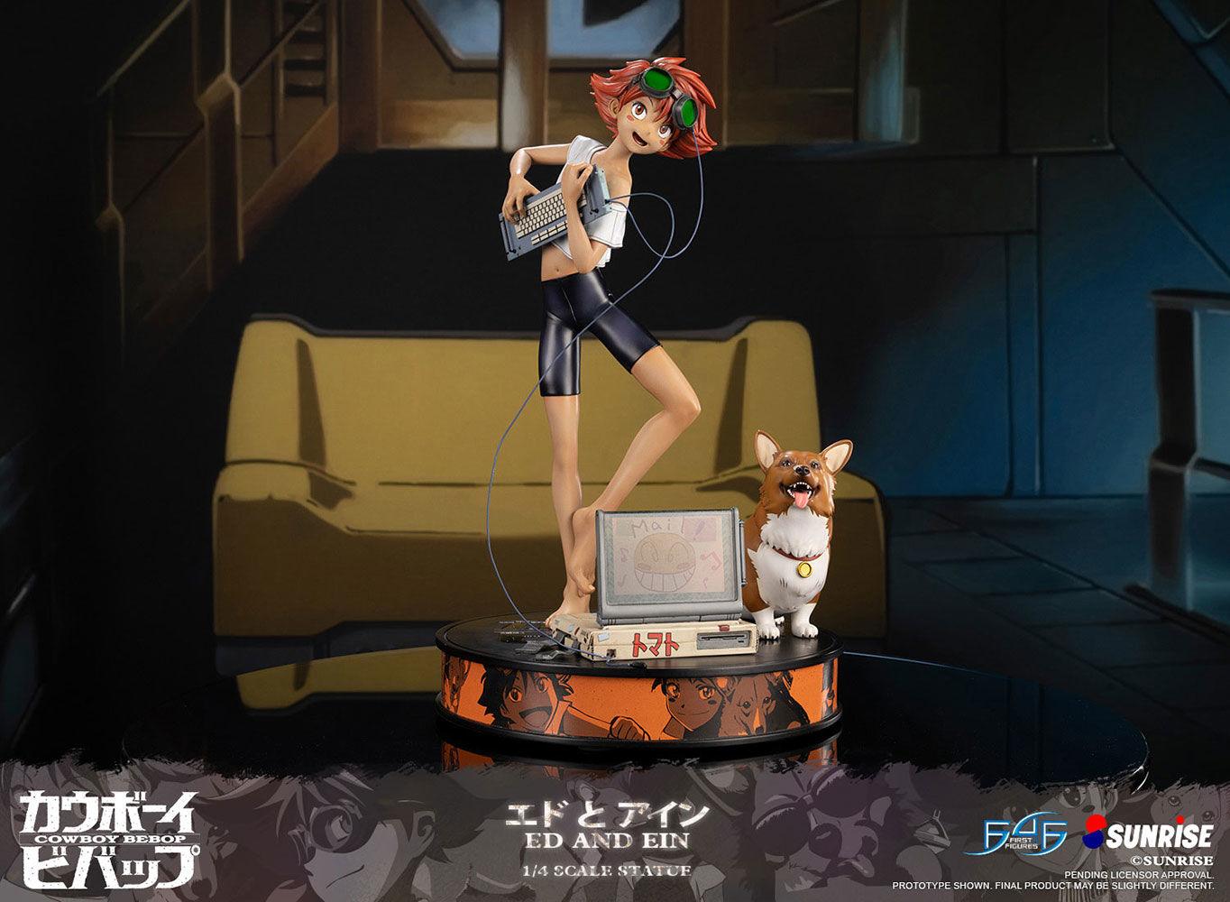 F4FCBEAEST Cowboy Bebop - Ed & Ein Statue - First 4 Figures - Titan Pop Culture