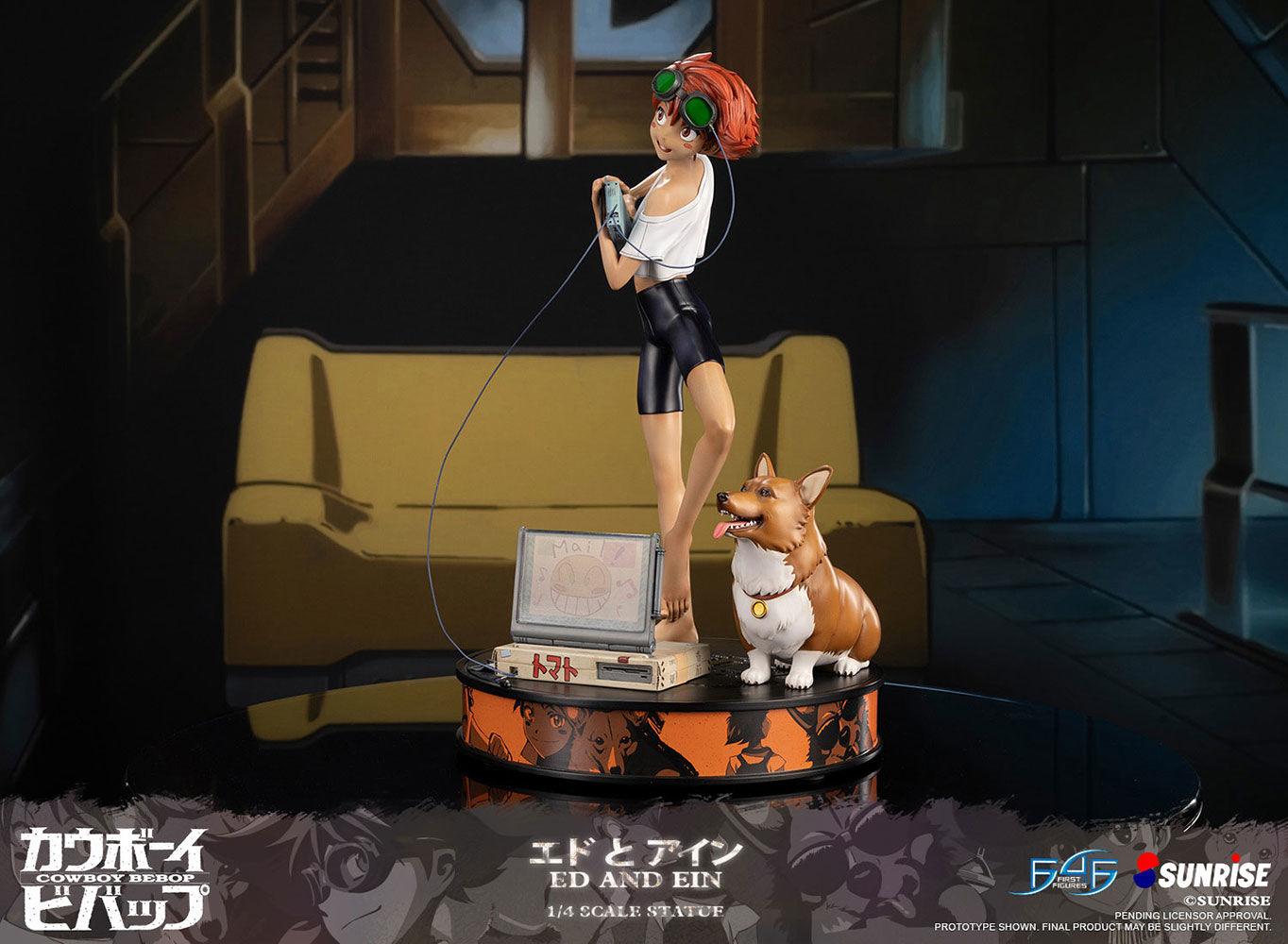 F4FCBEAEST Cowboy Bebop - Ed & Ein Statue - First 4 Figures - Titan Pop Culture