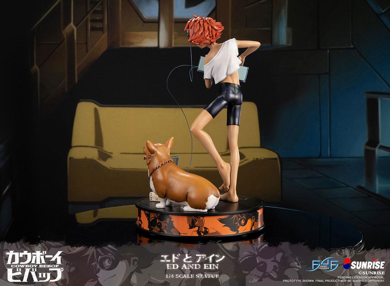 F4FCBEAEST Cowboy Bebop - Ed & Ein Statue - First 4 Figures - Titan Pop Culture