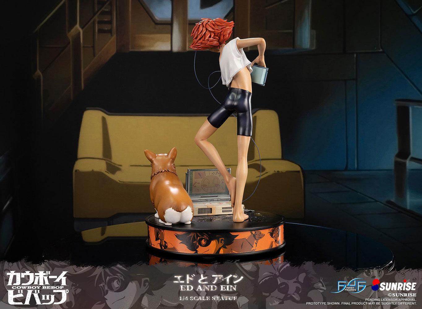 F4FCBEAEST Cowboy Bebop - Ed & Ein Statue - First 4 Figures - Titan Pop Culture