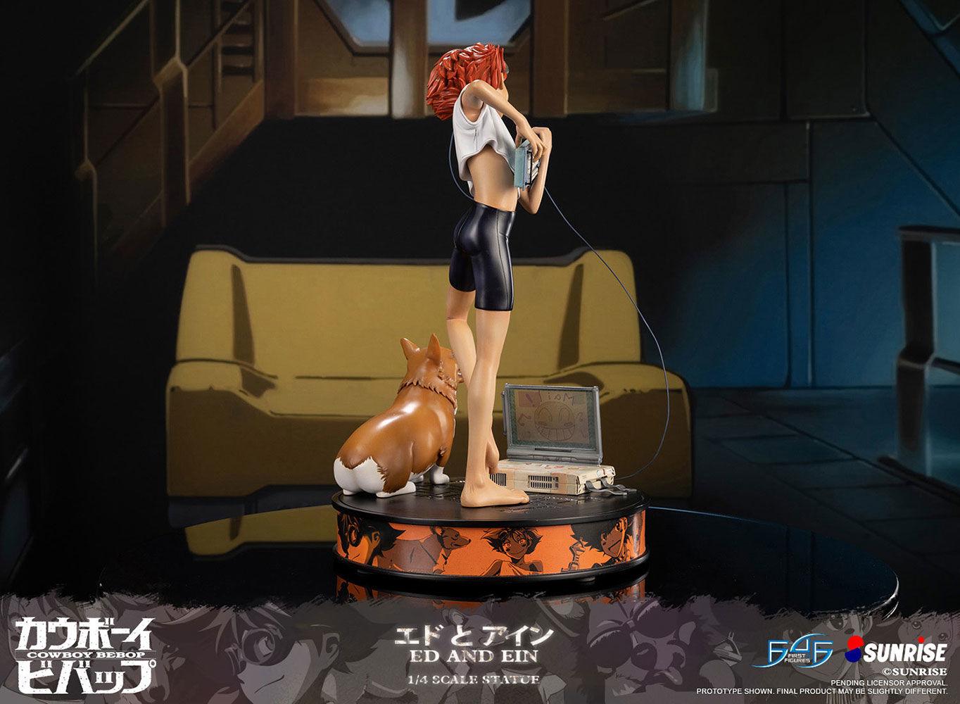 F4FCBEAEST Cowboy Bebop - Ed & Ein Statue - First 4 Figures - Titan Pop Culture