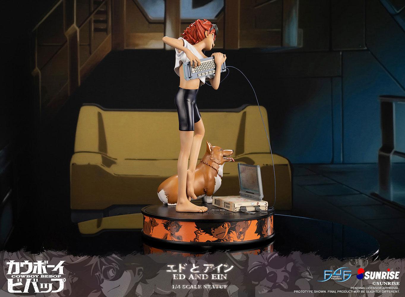 F4FCBEAEST Cowboy Bebop - Ed & Ein Statue - First 4 Figures - Titan Pop Culture