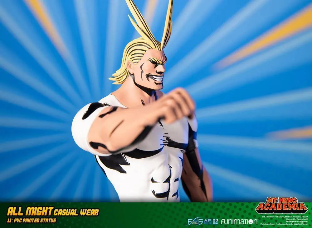 F4FMHAACST My Hero Academia - All Might Casual Wear PVC Statue - First 4 Figures - Titan Pop Culture