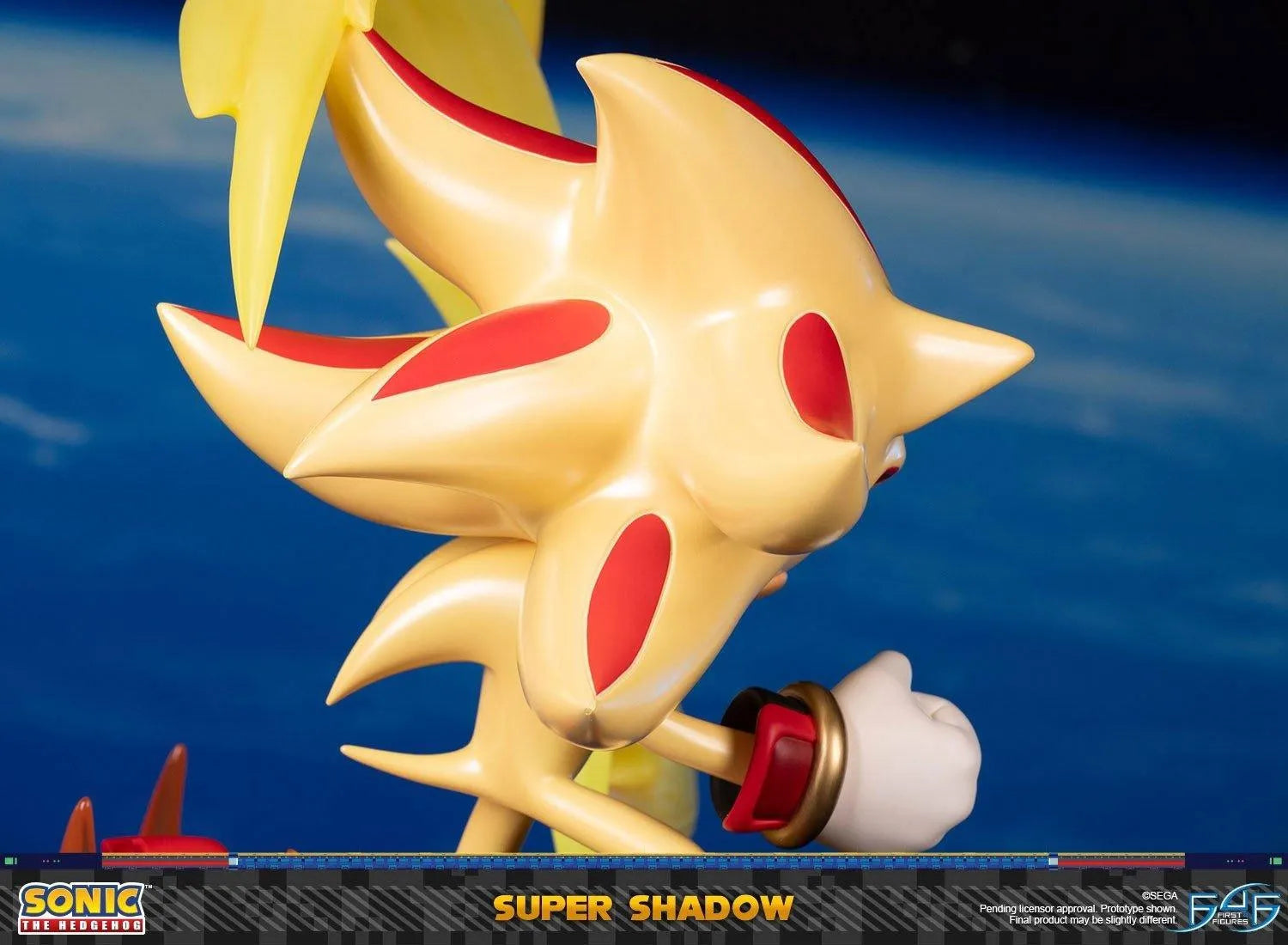 F4FSNSSST Sonic the Hedgehog - Super Shadow Statue - First 4 Figures - Titan Pop Culture