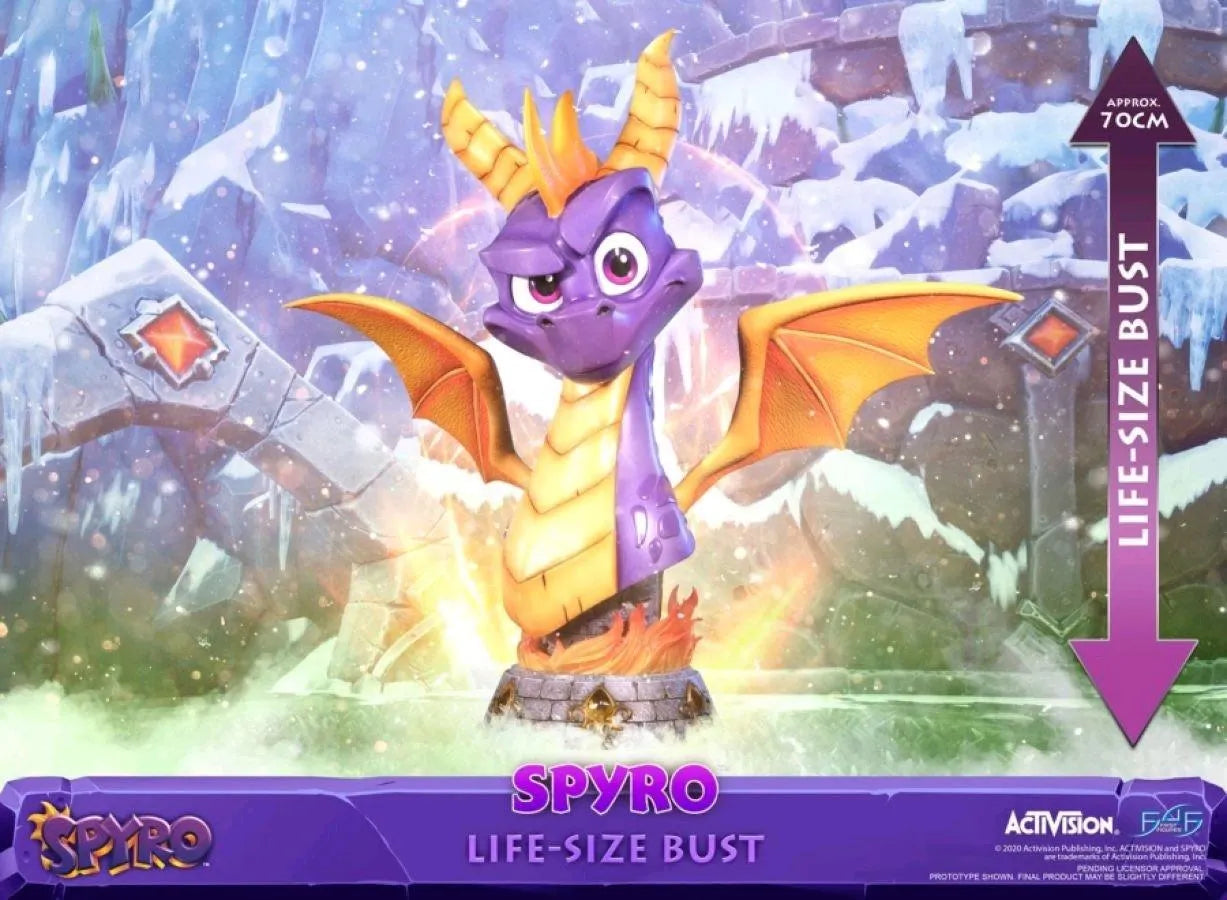 F4FSPYBLST Spyro the Dragon - Spyro Life-Size Bust - First 4 Figures - Titan Pop Culture