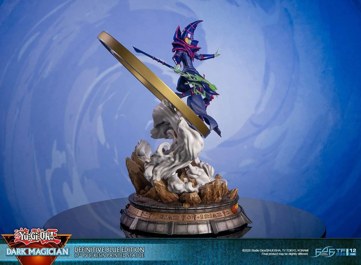 F4FYGODMBS Yu-Gi-Oh! - Dark Magician (Blue) PVC Statue - First 4 Figures - Titan Pop Culture