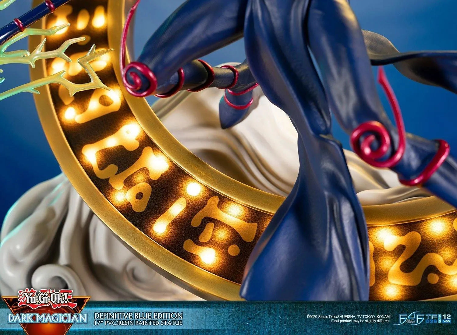 F4FYGODMBS Yu-Gi-Oh! - Dark Magician (Blue) PVC Statue - First 4 Figures - Titan Pop Culture