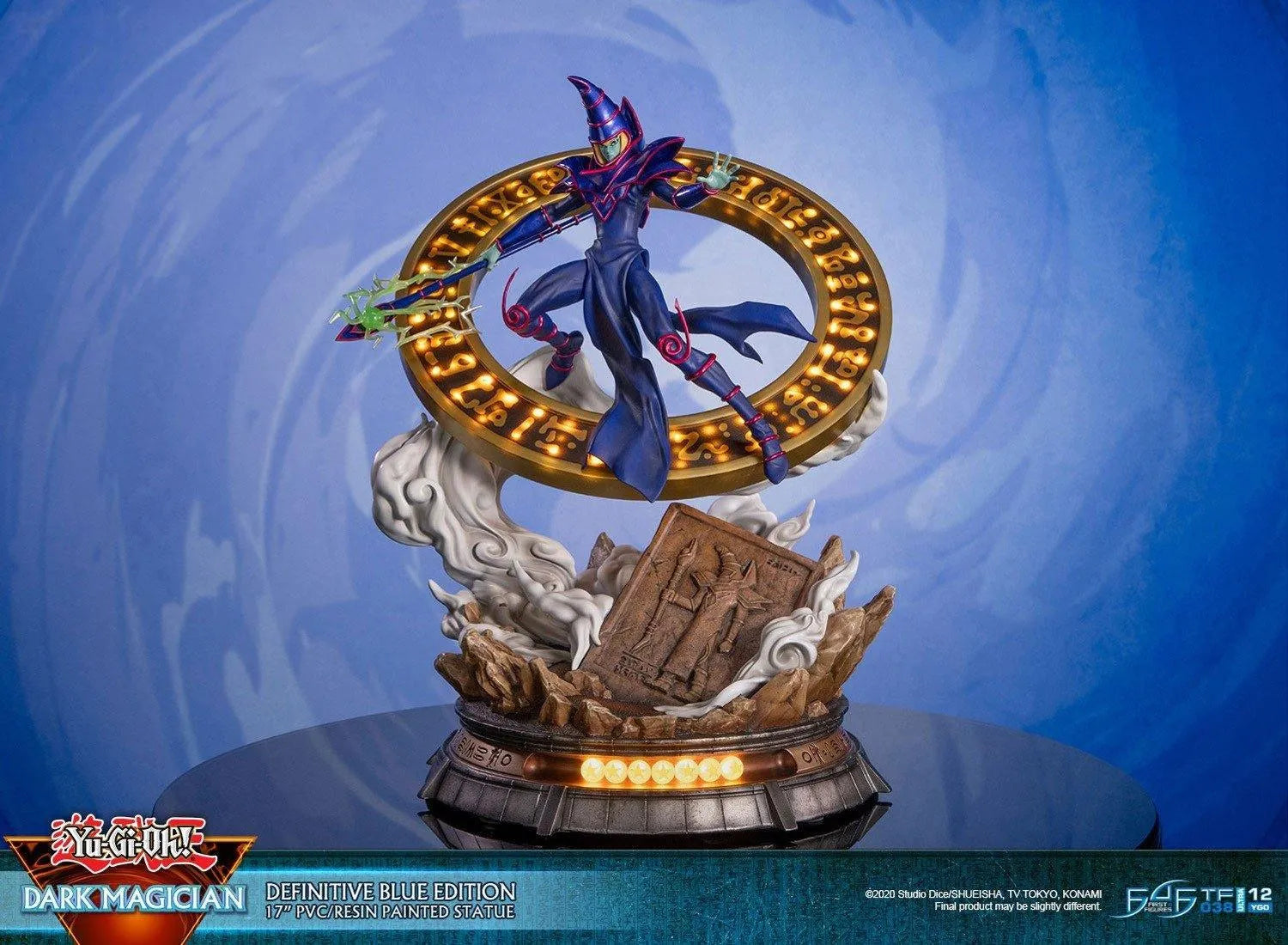 F4FYGODMBS Yu-Gi-Oh! - Dark Magician (Blue) PVC Statue - First 4 Figures - Titan Pop Culture