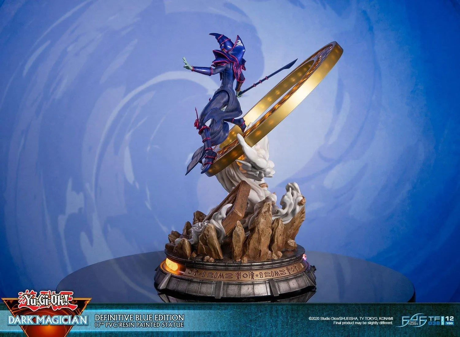 F4FYGODMBS Yu-Gi-Oh! - Dark Magician (Blue) PVC Statue - First 4 Figures - Titan Pop Culture