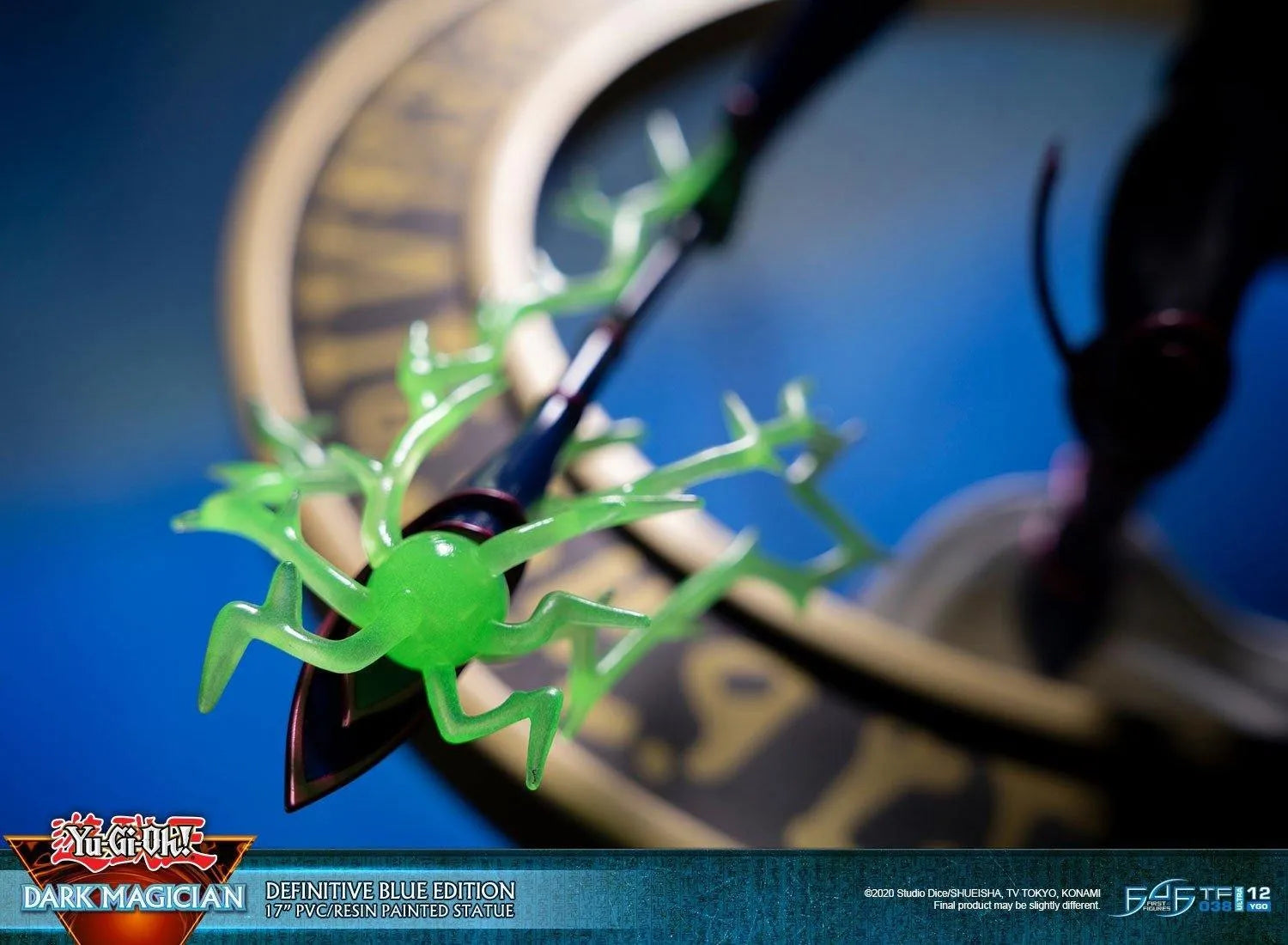 F4FYGODMBS Yu-Gi-Oh! - Dark Magician (Blue) PVC Statue - First 4 Figures - Titan Pop Culture