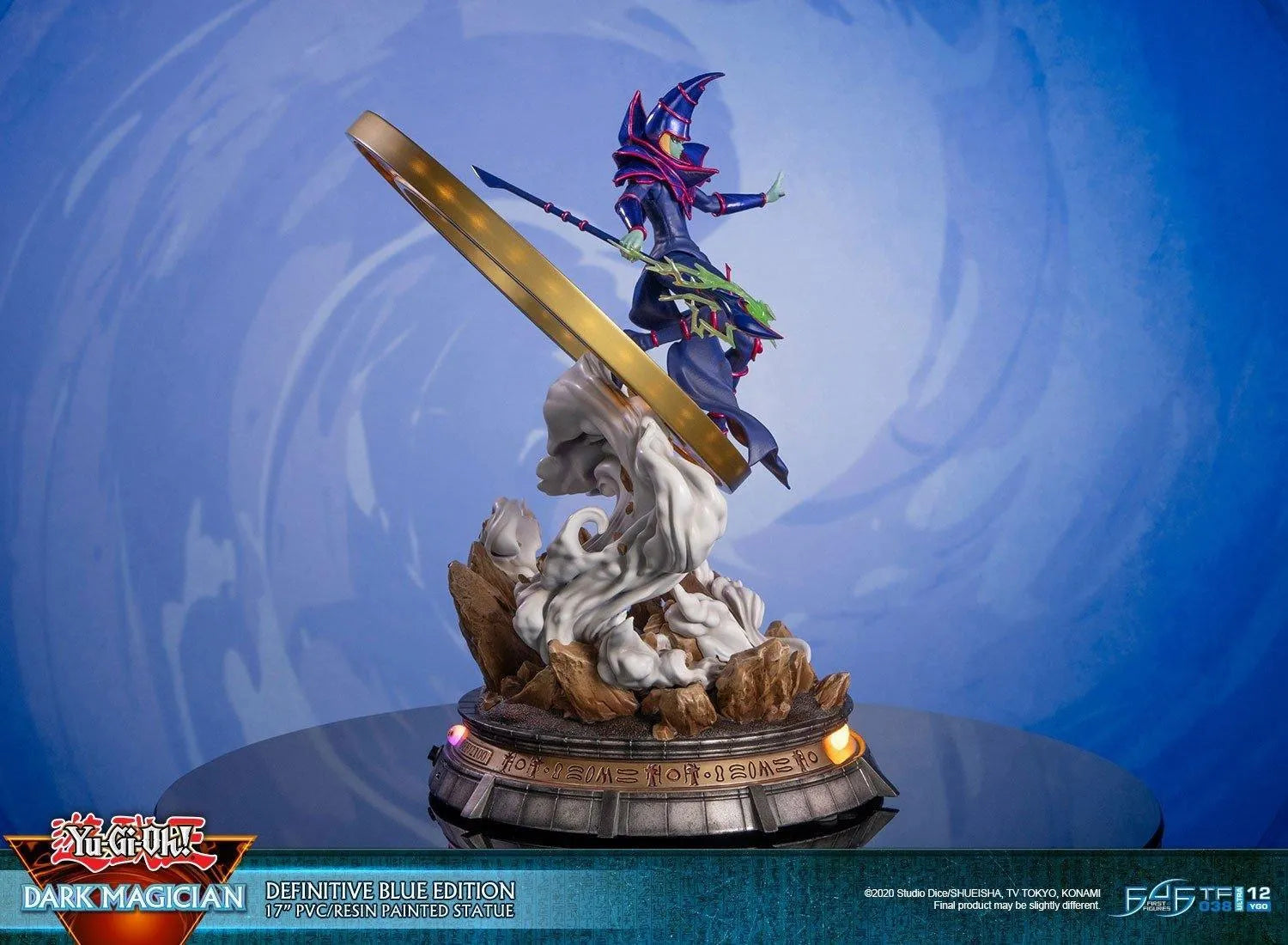 F4FYGODMBS Yu-Gi-Oh! - Dark Magician (Blue) PVC Statue - First 4 Figures - Titan Pop Culture