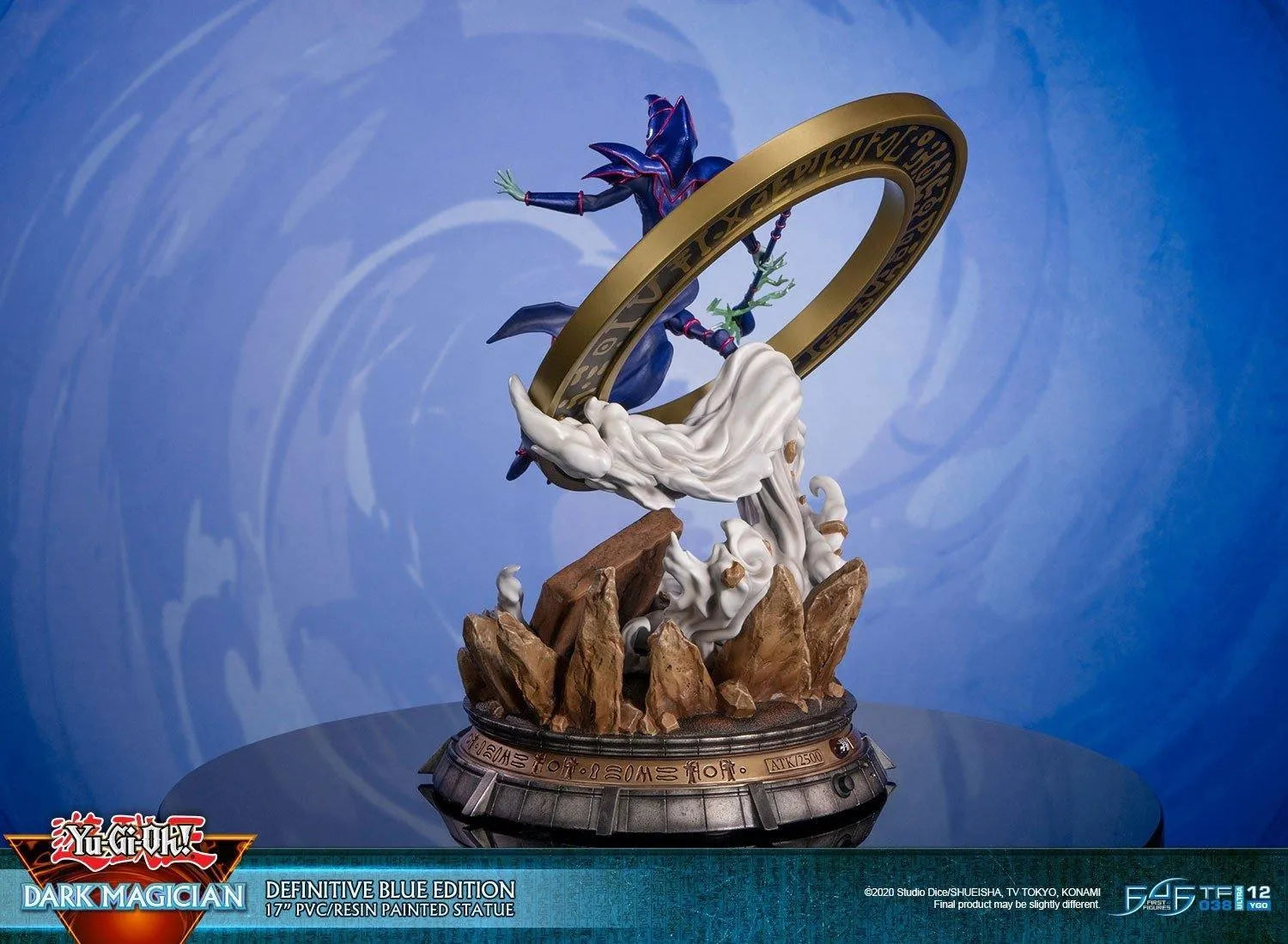 F4FYGODMBS Yu-Gi-Oh! - Dark Magician (Blue) PVC Statue - First 4 Figures - Titan Pop Culture
