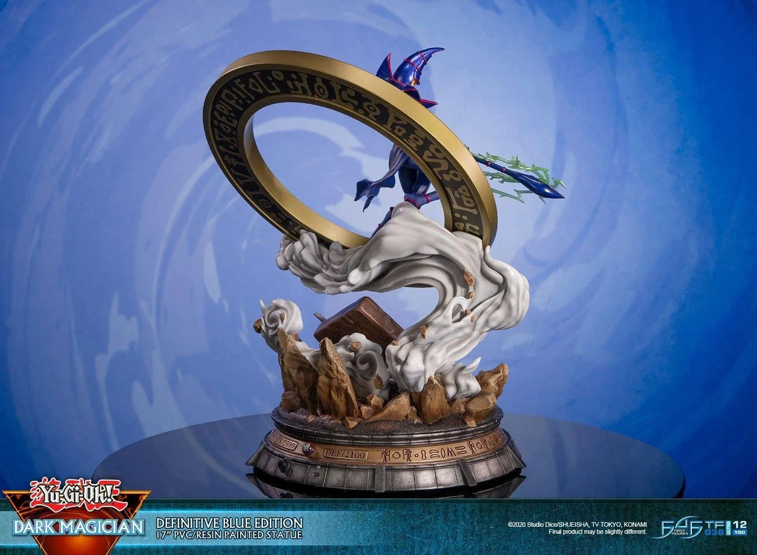 F4FYGODMBS Yu-Gi-Oh! - Dark Magician (Blue) PVC Statue - First 4 Figures - Titan Pop Culture