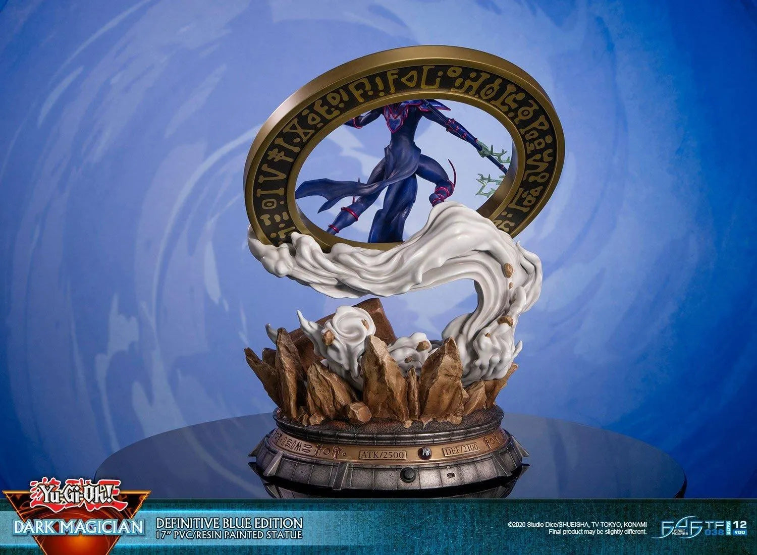 F4FYGODMBS Yu-Gi-Oh! - Dark Magician (Blue) PVC Statue - First 4 Figures - Titan Pop Culture