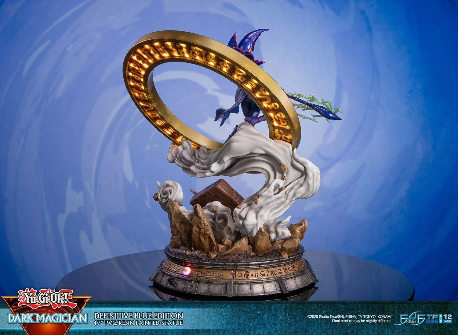 F4FYGODMBS Yu-Gi-Oh! - Dark Magician (Blue) PVC Statue - First 4 Figures - Titan Pop Culture