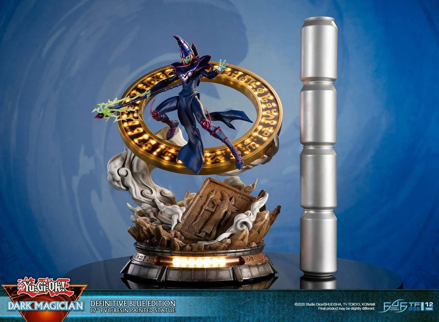 F4FYGODMBS Yu-Gi-Oh! - Dark Magician (Blue) PVC Statue - First 4 Figures - Titan Pop Culture