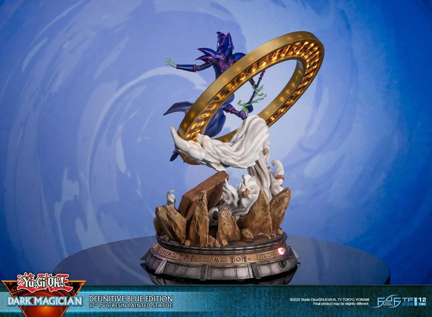 F4FYGODMBS Yu-Gi-Oh! - Dark Magician (Blue) PVC Statue - First 4 Figures - Titan Pop Culture