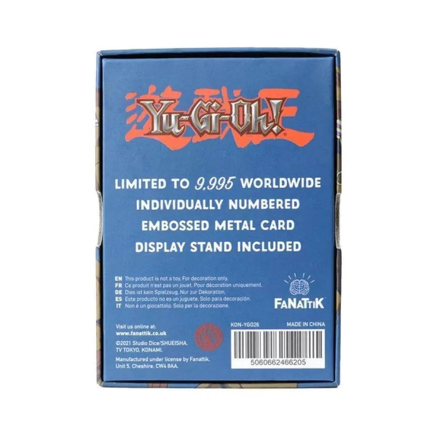 FANKON-YGO26 Yu-Gi-Oh! - Exodia Metal Card - Fanattik - Titan Pop Culture