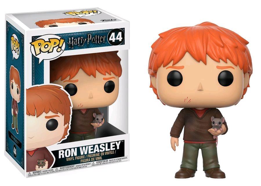 FUN14938 Harry Potter - Ron Weasley with Scabbers Pop! Vinyl - Funko - Titan Pop Culture