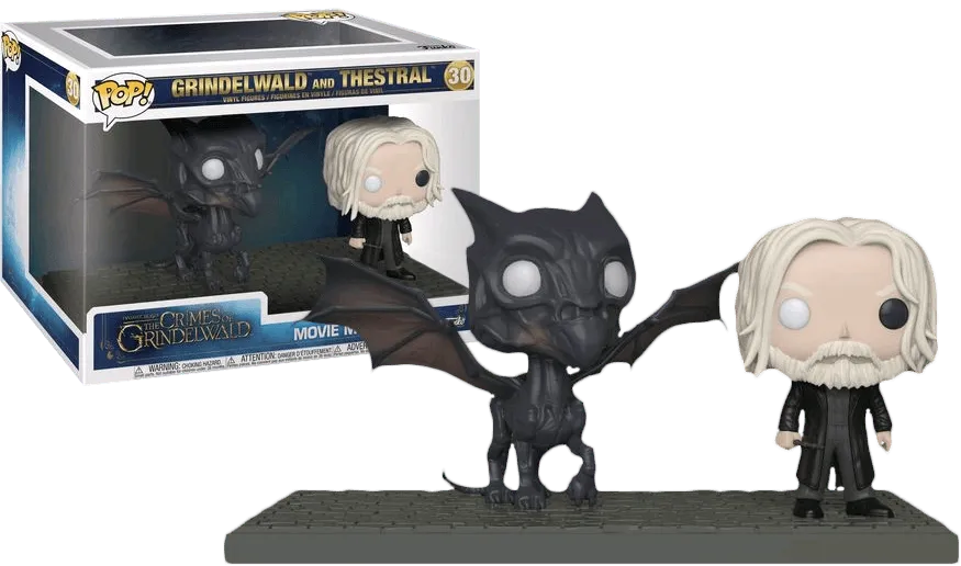 FUN33787 Fantastic Beasts 2: Crimes of Grindelwald - Grindelwald & Thestral Movie Moment Pop! Vinyl - Funko - Titan Pop Culture