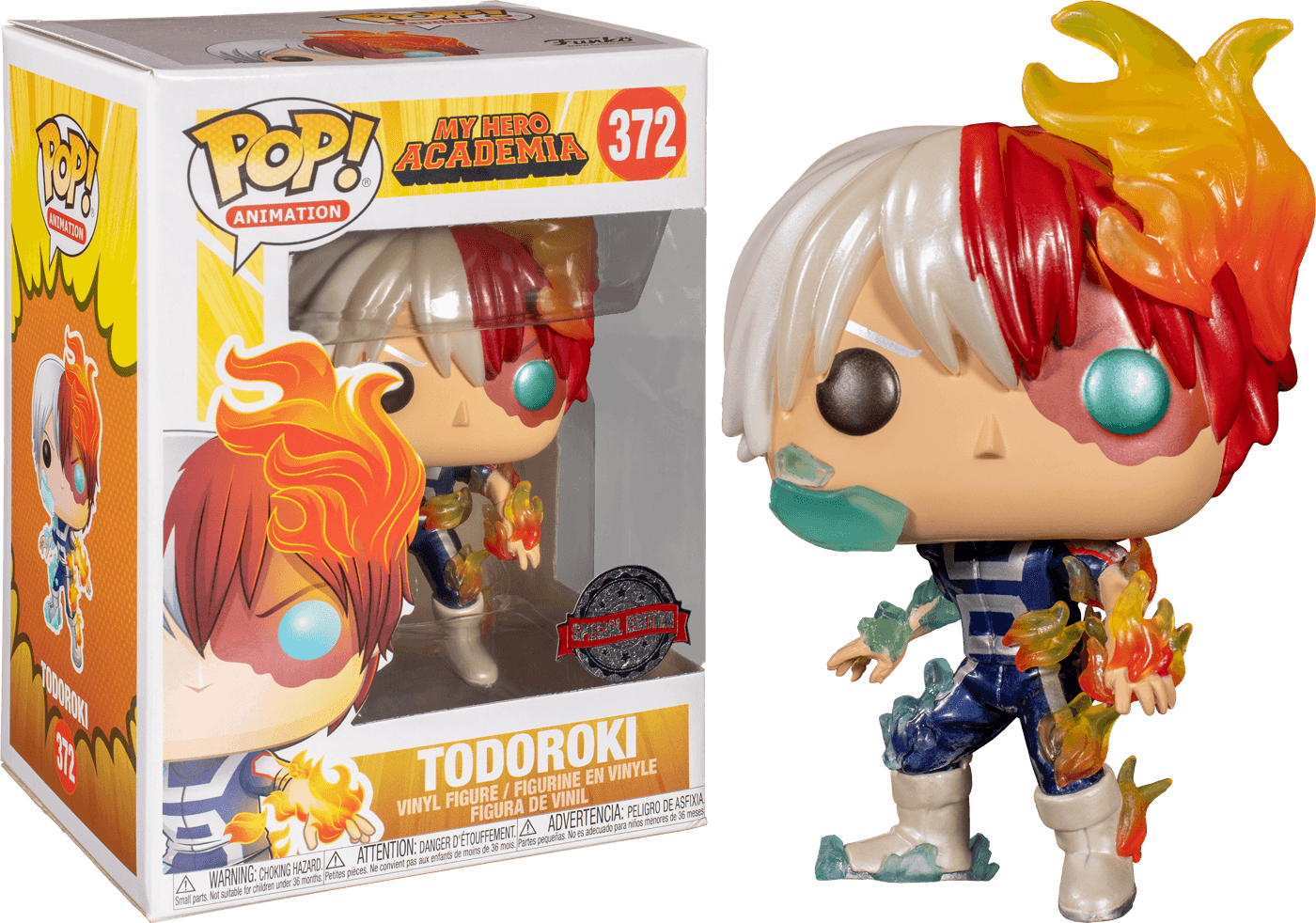 FUN43819 My Hero Academia - Todoroki Metallic US Exclusive Pop! Vinyl - Funko - Titan Pop Culture