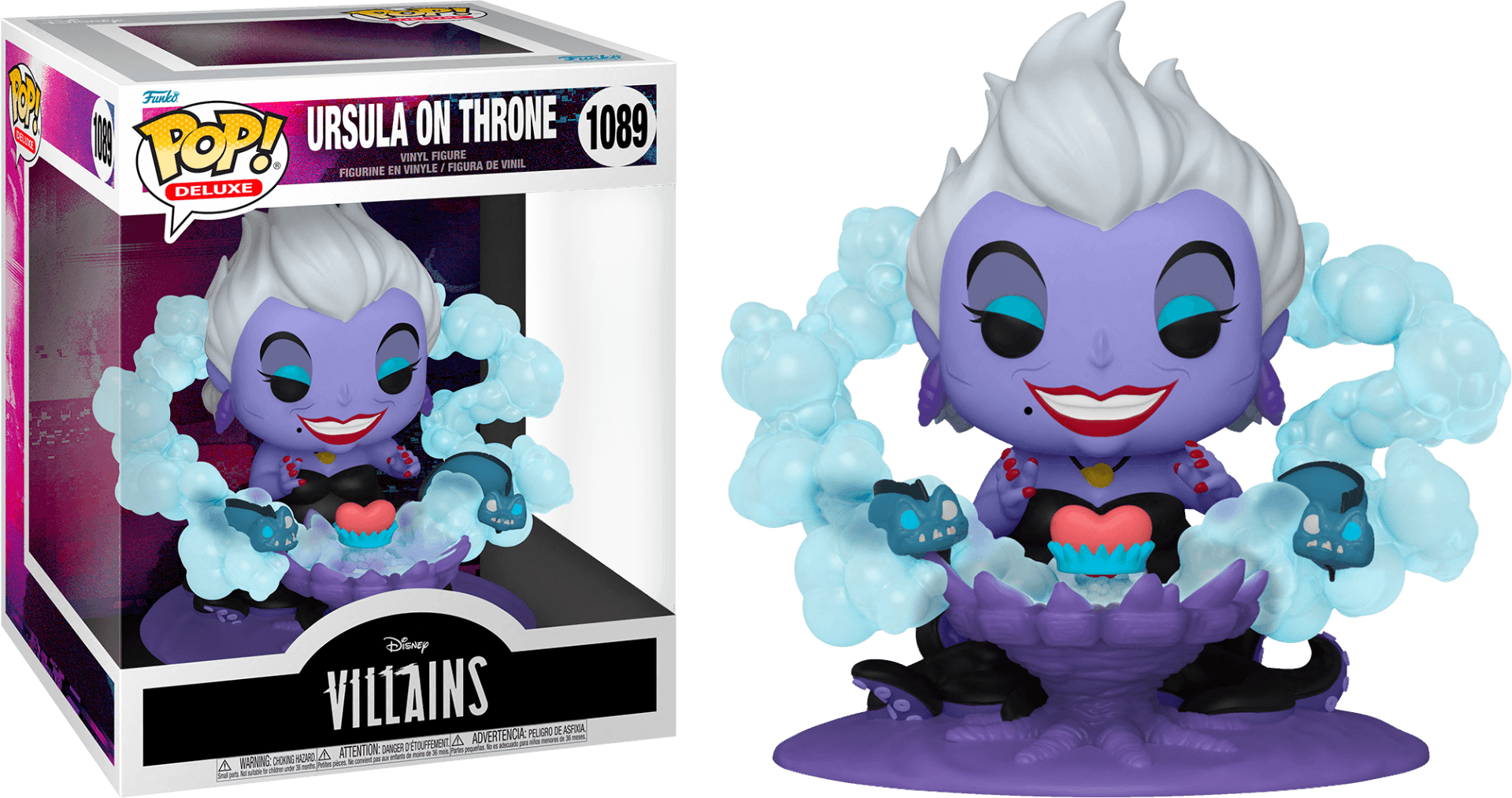 FUN50271 Disney Villains - Ursula on Throne Pop! Deluxe - Funko - Titan Pop Culture