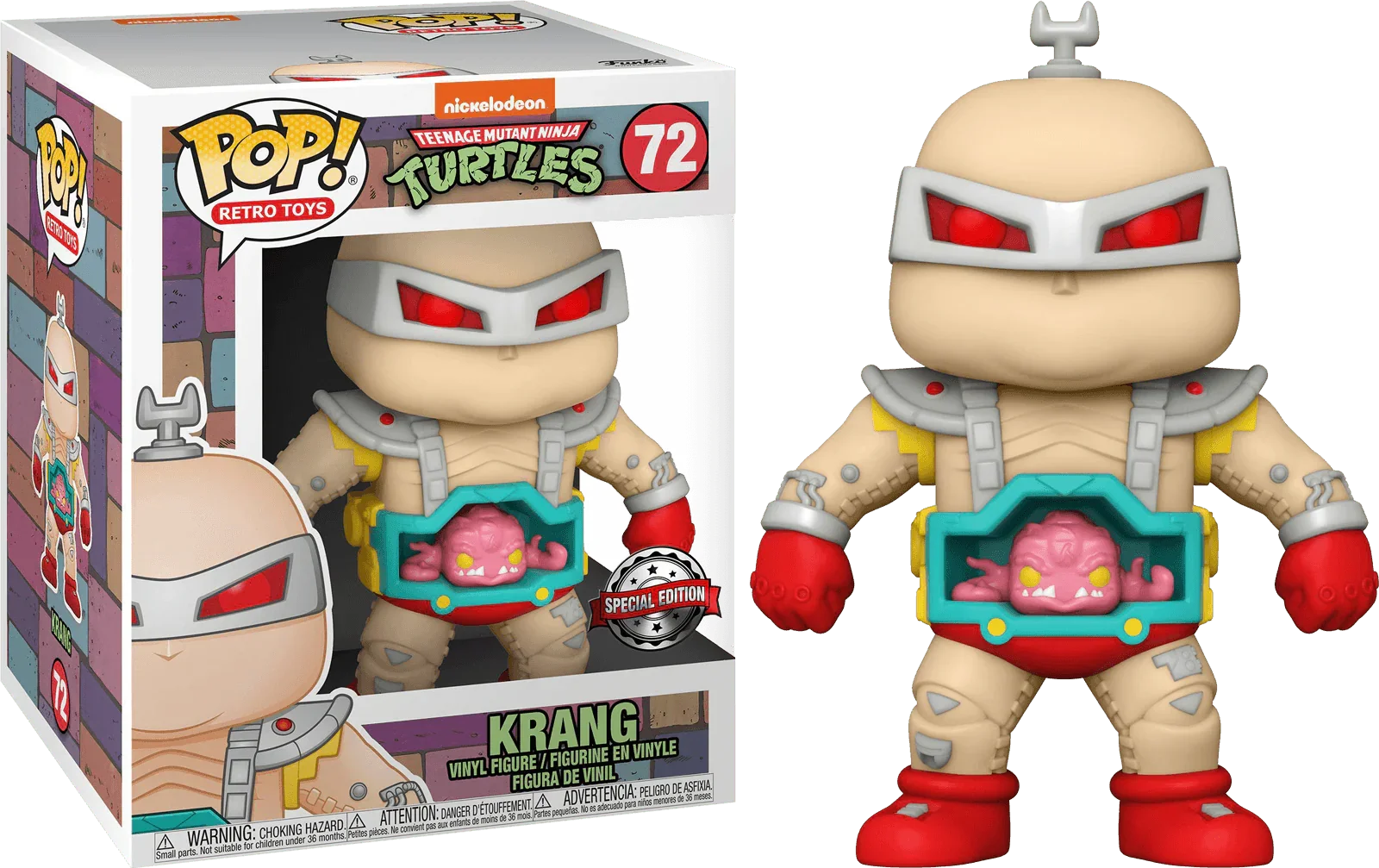 FUN51406 Teenage Mutant Ninja Turtles - Krang 6" Pop! Vinyl - Funko - Titan Pop Culture