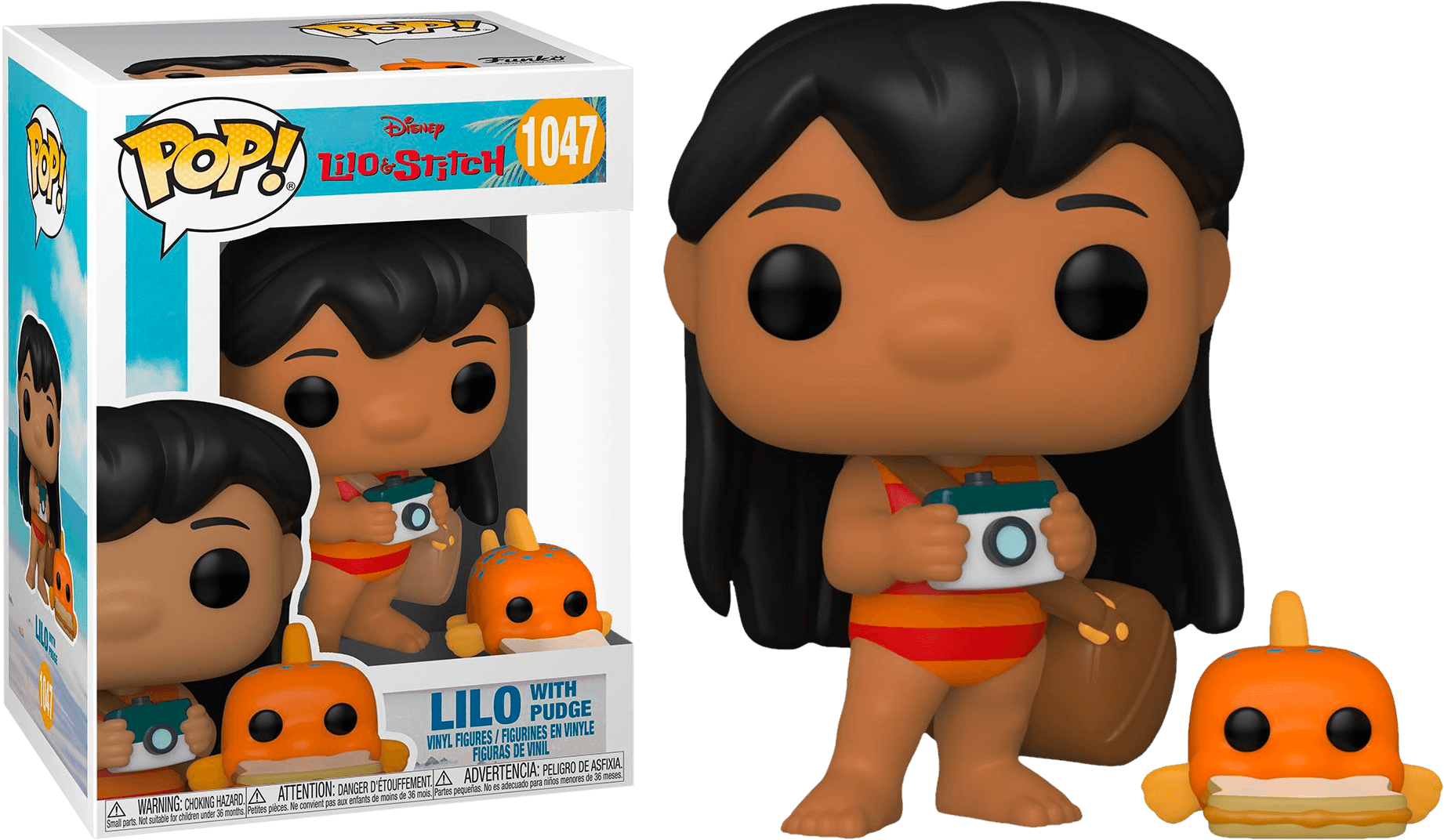 Lilo y Stitch - ¡Lilo con Pudge Pop! Vinilo - Titan Pop Culture Australia