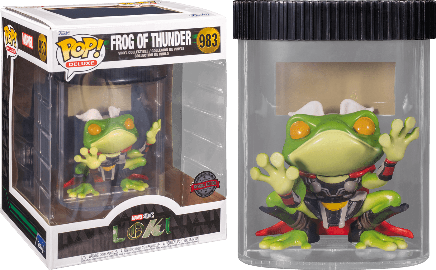 Funko POP! Deluxe: Loki Frog of Thunder Pop! Vinyl Collectible Toy