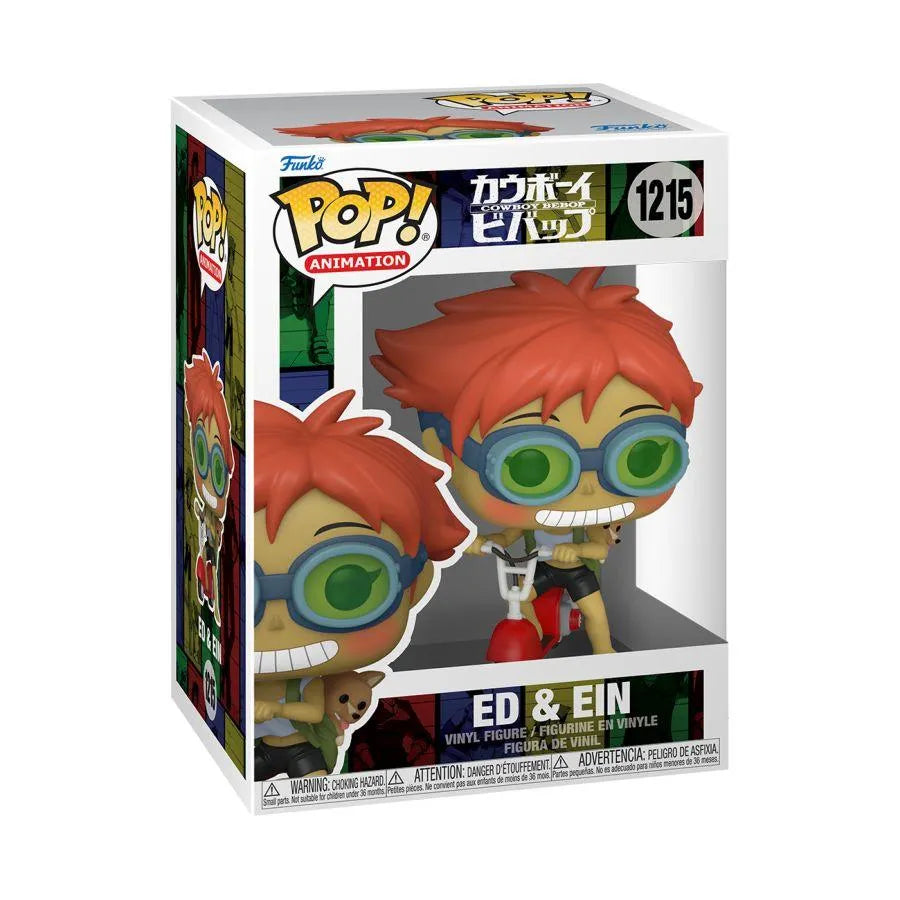 FUN58020 Cowboy Bebop - Ed & Ein Scooter Pop! Vinyl - Funko - Titan Pop Culture