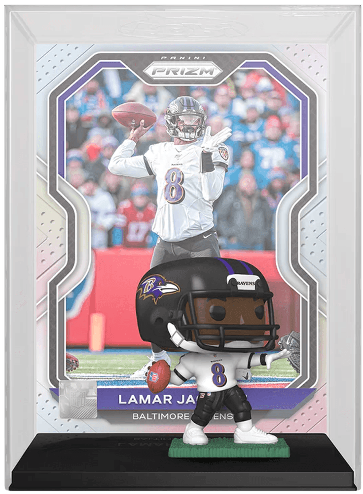 FUN60826 NFL - Lamar Jackson Pop! Trading Card - Funko - Titan Pop Culture