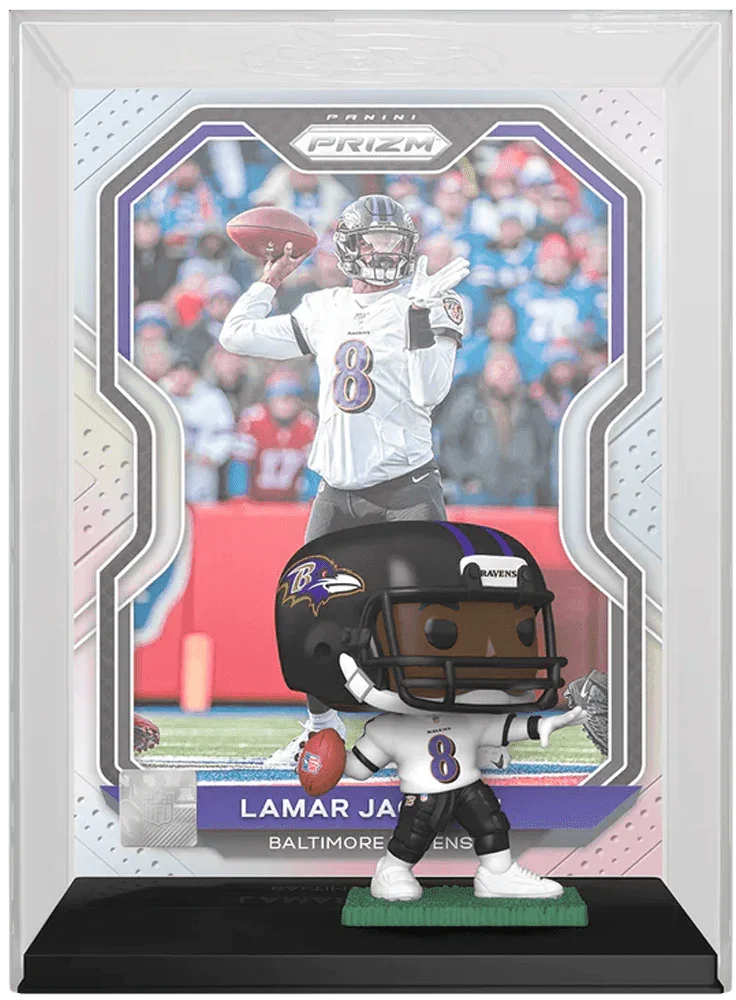 FUN60826 NFL - Lamar Jackson Pop! Trading Card - Funko - Titan Pop Culture
