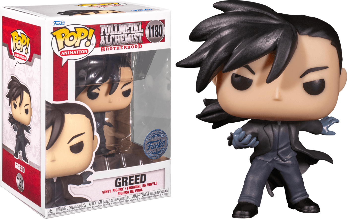 Funko Fullmetal Alchemist Brotherhood Exclusive POP Scar Glow