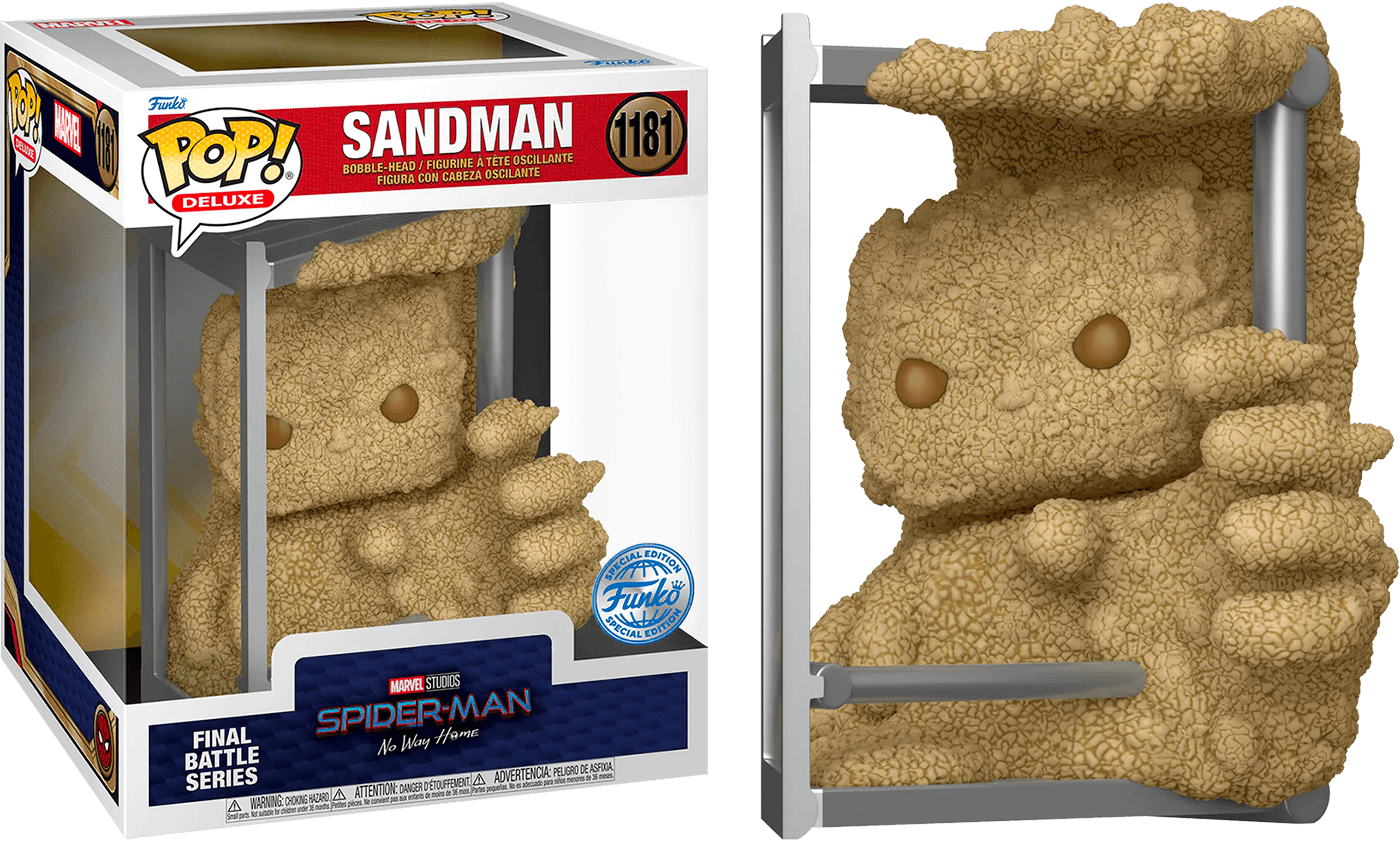 FUN68386 Spider-Man: No Way Home - Sandman Build-A-Scene US Exclusive Pop! Deluxe [RS] - Funko - Titan Pop Culture