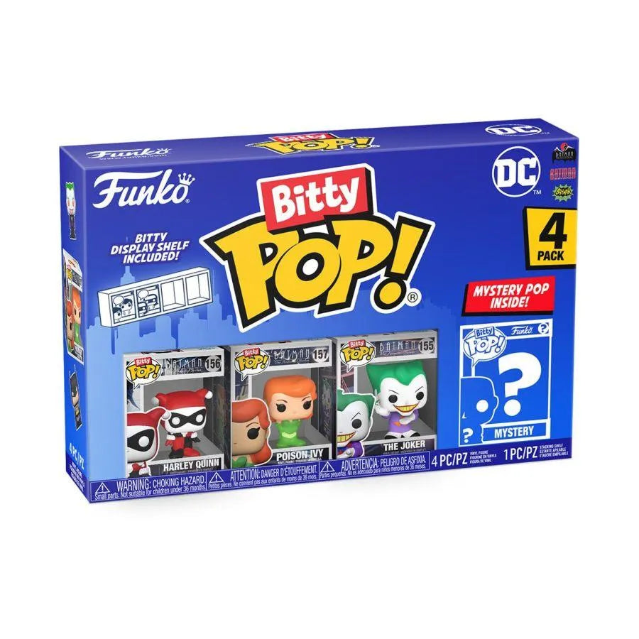 FUN71313 DC Comics - Harley Quinn Bitty Pop! 4-Pack - Funko - Titan Pop Culture