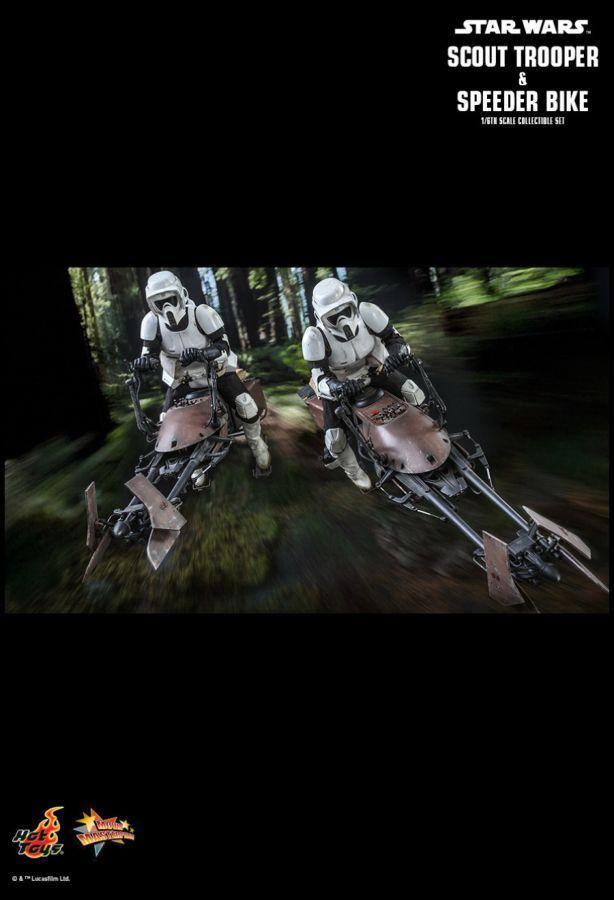 HOTMMS612 Star Wars - Scout Trooper & Speederbike Return of the Jedi 1:6 Scale 12" Action Figure - Hot Toys - Titan Pop Culture