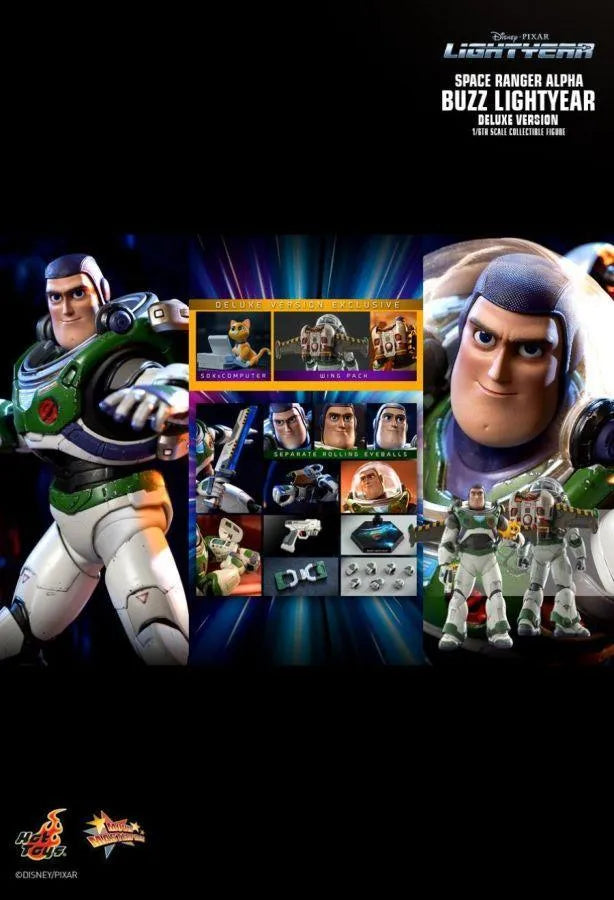 HOTMMS635 Lightyear (2022) - Alpha Buzz Lightyear Deluxe 1:6 Scale Action Figure - Hot Toys - Titan Pop Culture
