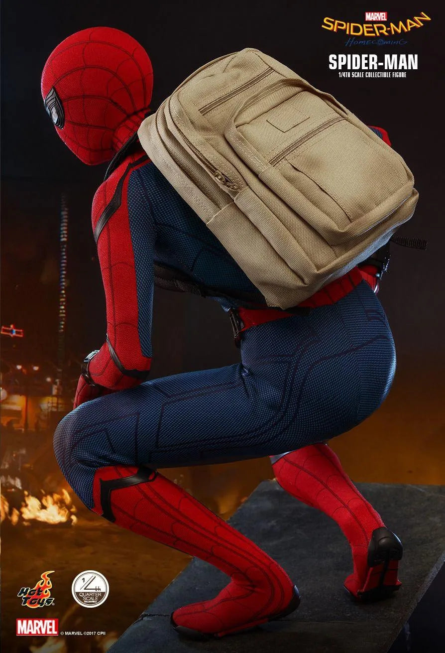HOTQS014 Spider-Man: Homecoming - Spider-Man 1:4 Scale Action Figure - Hot Toys - Titan Pop Culture