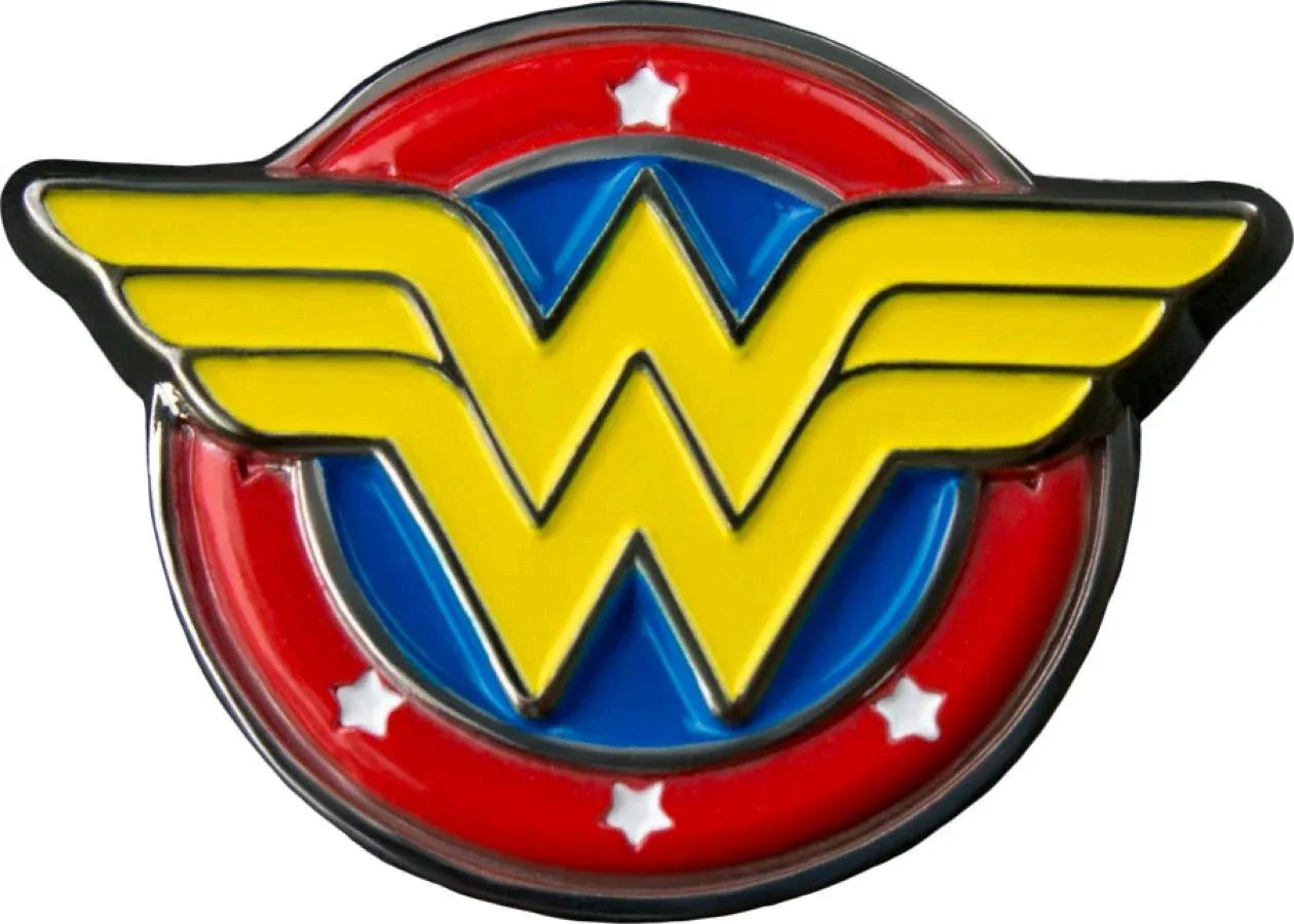 IKO0855 Wonder Woman - Logo Colour Enamel Lapel Pin - Ikon Collectables - Titan Pop Culture