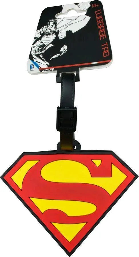 IKO0908 Superman - Logo Luggage Tag - Ikon Collectables - Titan Pop Culture