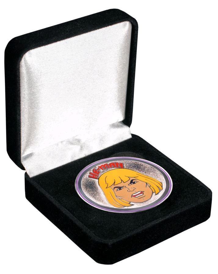 IKO1688 Masters of the Universe - He Man Challenge Coin - Ikon Collectables - Titan Pop Culture