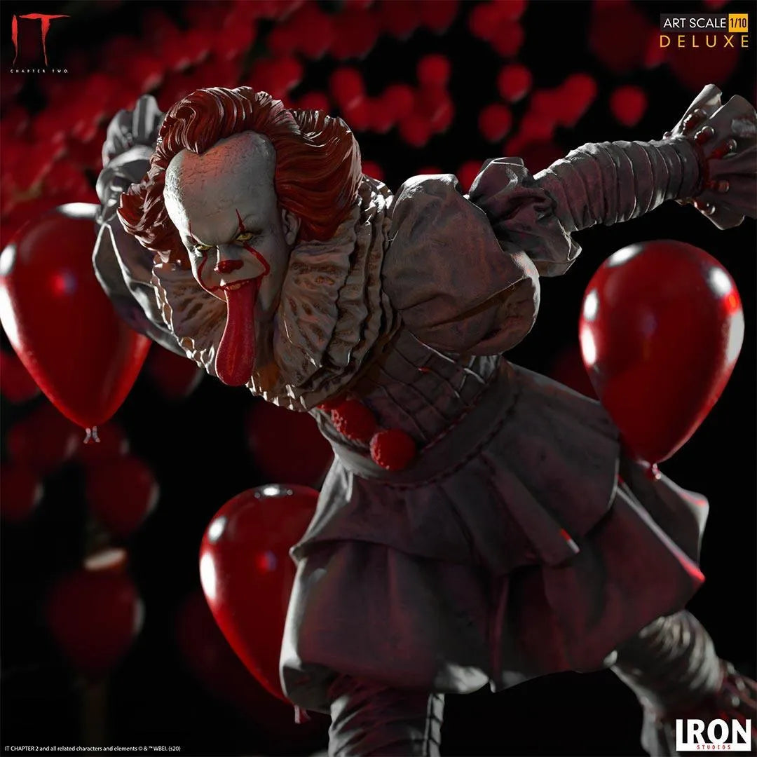 IRO15999 It Chapter 2 - Pennywise Deluxe 1:10 Scale Statue - Iron Studios - Titan Pop Culture