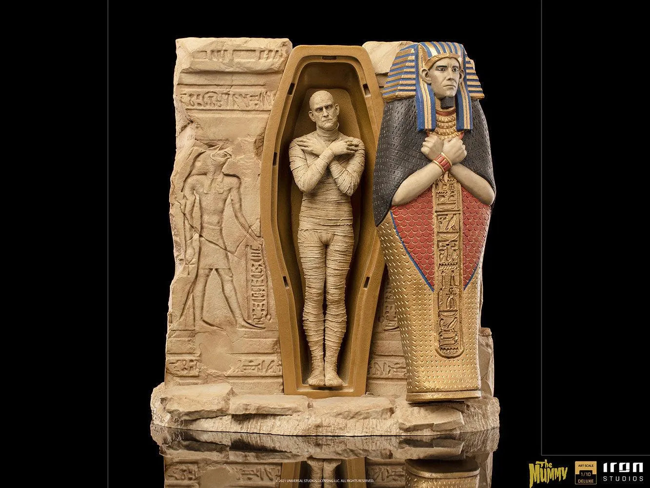 IRO28129 Universal Monsters - The Mummy Deluxe 1:10 Scale Statue - Iron Studios - Titan Pop Culture