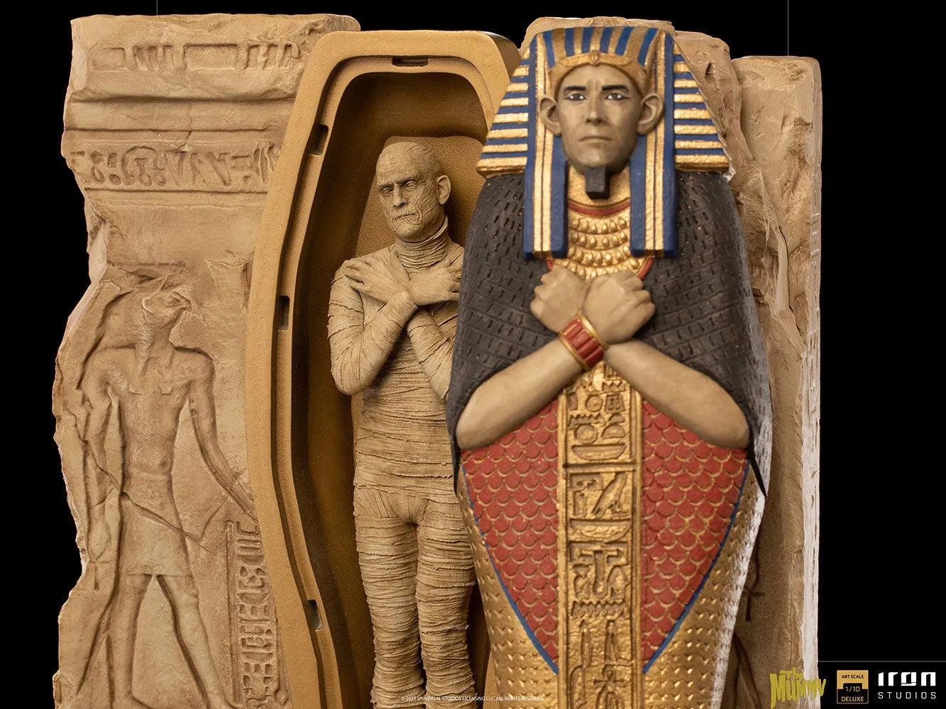 IRO28129 Universal Monsters - The Mummy Deluxe 1:10 Scale Statue - Iron Studios - Titan Pop Culture